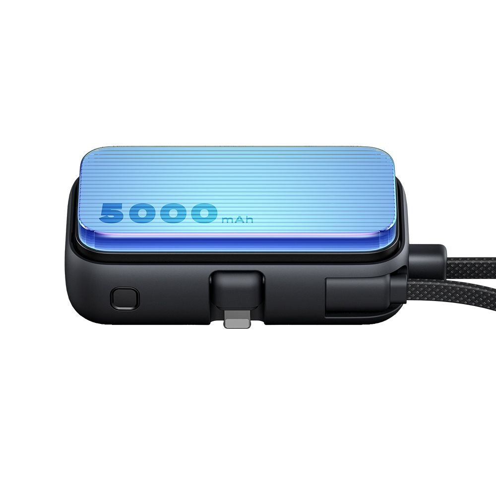 Zewnętrzna bateria McDodo MC-7800 Freekit, 5000mAh, 22.5W, PD, 1 x Lightning - 2 x USB-C, Czarna