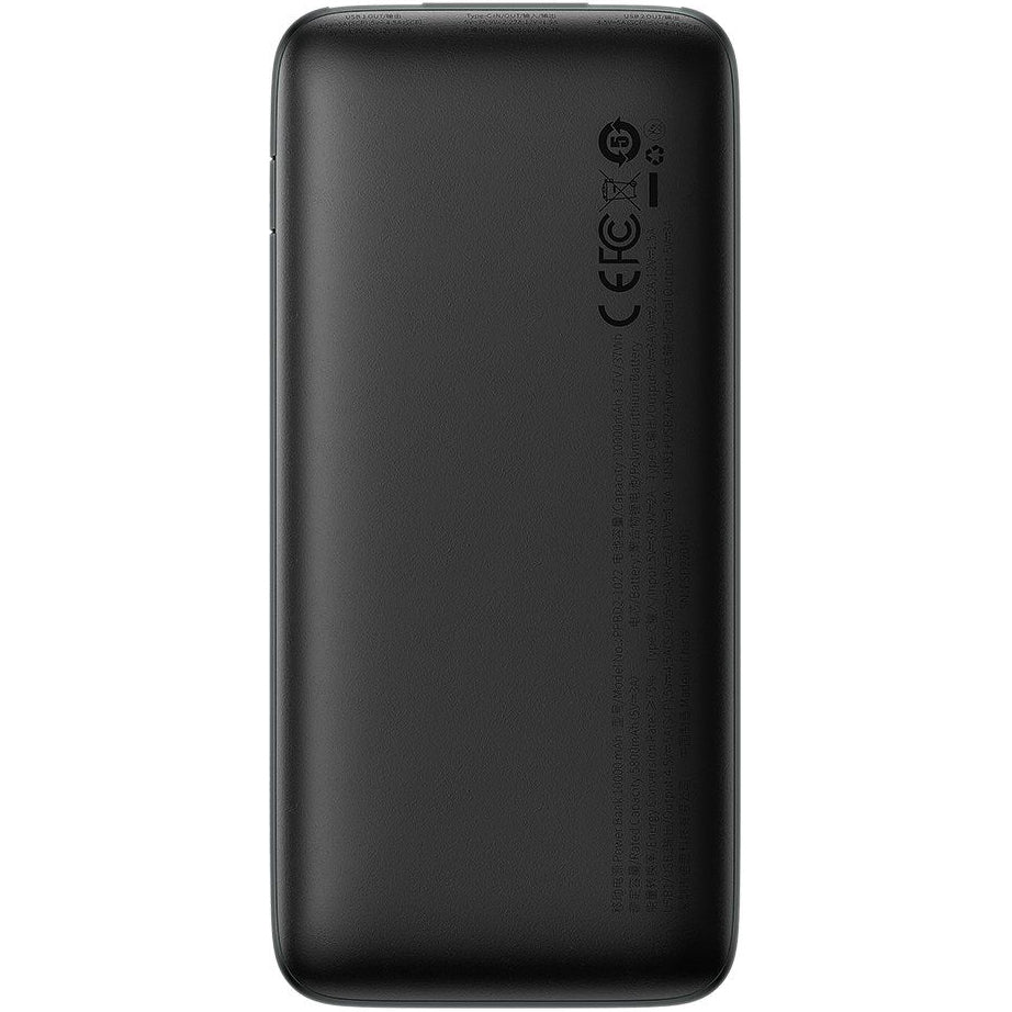 Zewnętrzna bateria Baseus Bipow Pro, 10000mAh, 22.5W, QC + PD, 1 x USB-C - 2 x USB-A, Czarna PPBD040001