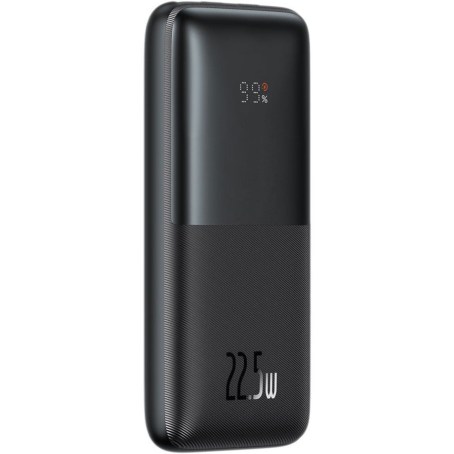 Zewnętrzna bateria Baseus Bipow Pro, 10000mAh, 22.5W, QC + PD, 1 x USB-C - 2 x USB-A, Czarna PPBD040001