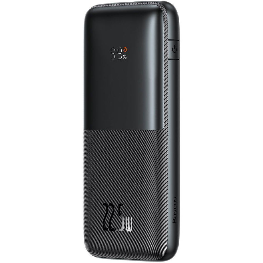 Zewnętrzna bateria Baseus Bipow Pro, 10000mAh, 22.5W, QC + PD, 1 x USB-C - 2 x USB-A, Czarna PPBD040001