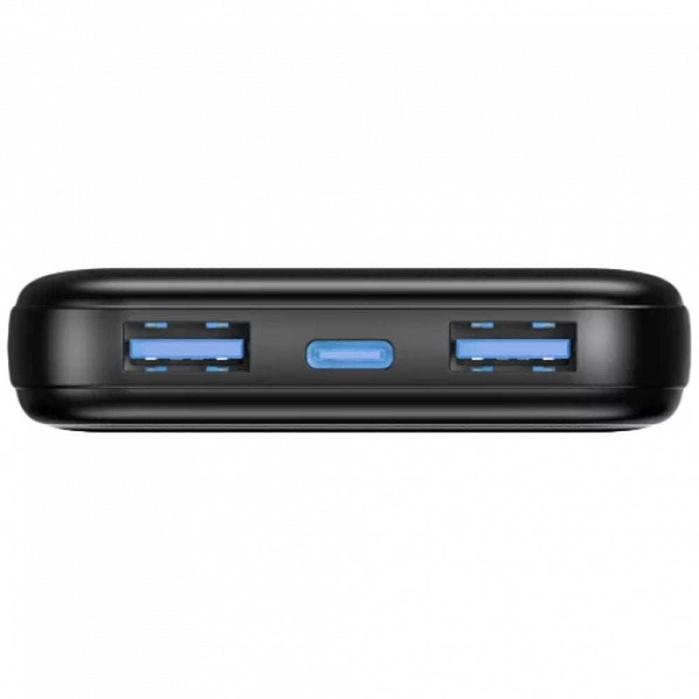 Zewnętrzna bateria Proove Illuminator 2, 10000mAh, 22.5W, QC + PD, 2 x USB-A - 1 x USB-C, Czarna PBIP10212201