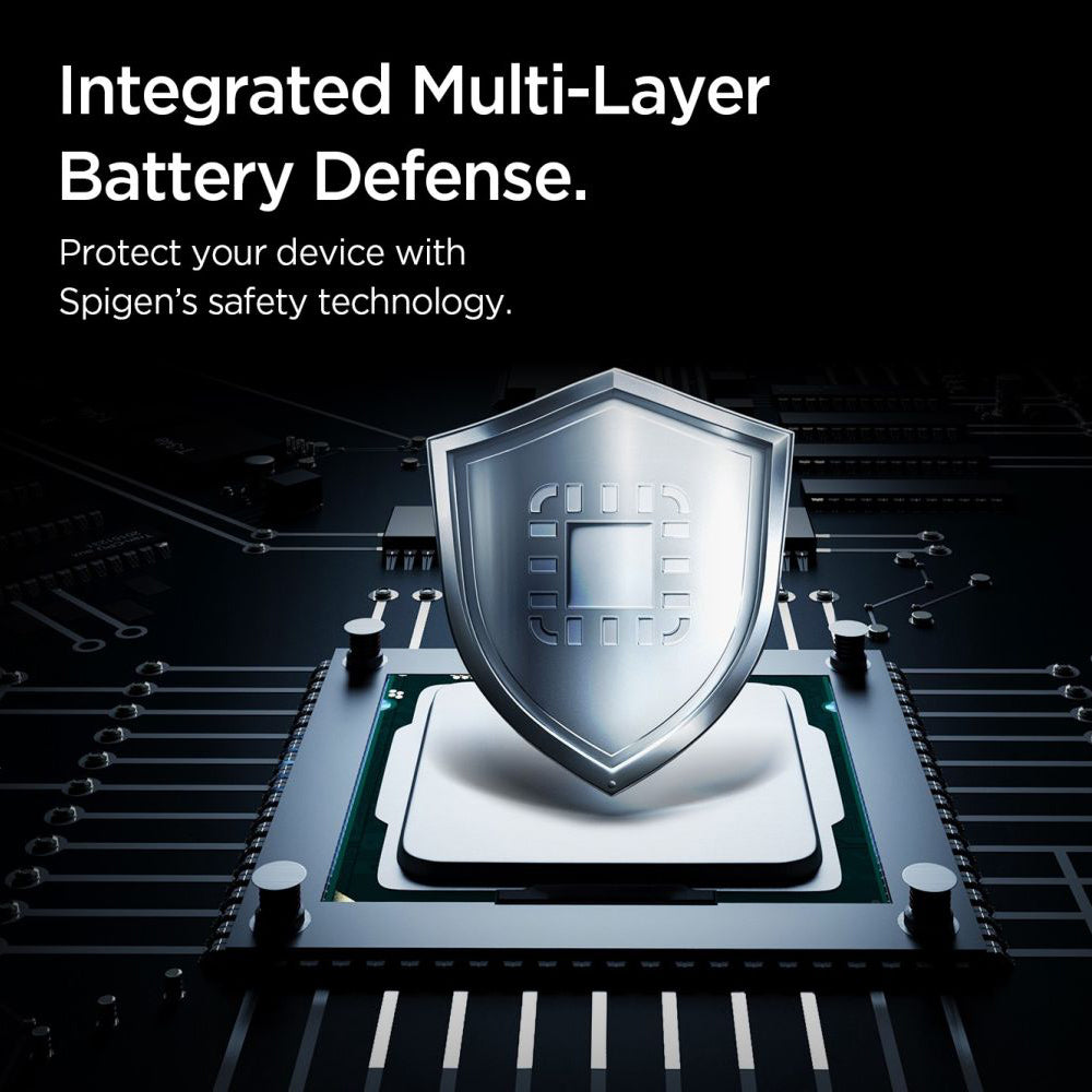 Zewnętrzna bateria Spigen Essential, 10000mAh, 22.5W, QC + PD, 1 x USB-A - 2 x USB-C, Czarna