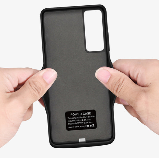 Zewnętrzna bateria w formie etui Techsuit Power Pro Battery dla Huawei P30 Pro New Edition / P30 Pro, 5000mAh, Czarna