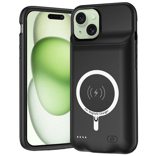 Zewnętrzna bateria w formie etui Wireless Techsuit Power Pro Battery dla Apple iPhone 15, 7000mAh, Czarna