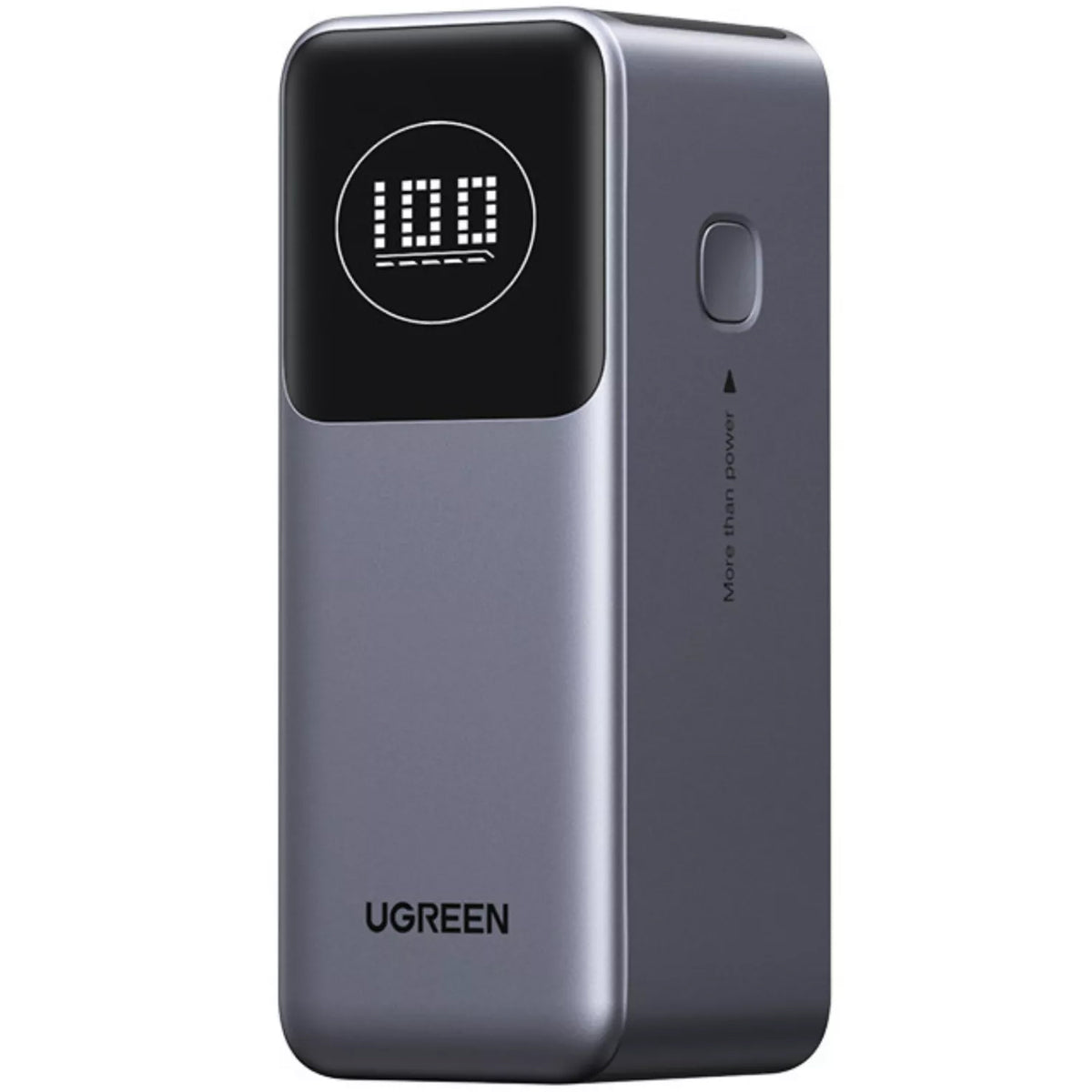 Zewnętrzna bateria UGREEN PB724, 12000mAh, 100W, QC + PD, 1 x USB-A - 1 x USB-C, Szara