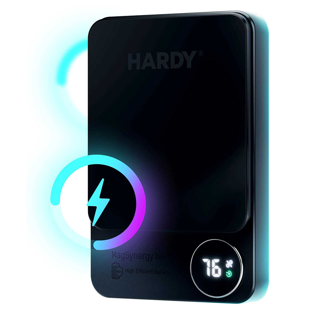 Zewnętrzna bateria bezprzewodowa 3MK MagSynergy Ni+, 5000mAh, 22.5W, PD + FQI, 1 x QI - 1 x USB-C, Czarna