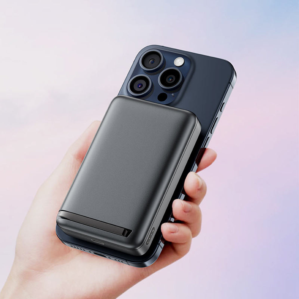 Zewnętrzna bateria bezprzewodowa Acefast M11, 10000mAh, 30W, PD + FQI, 1 x QI - 1 x USB-C, Czarna