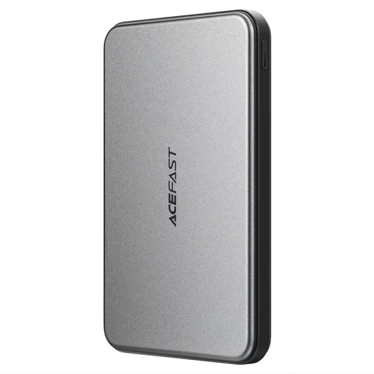 Zewnętrzna bateria bezprzewodowa Acefast M30, 5000mAh, 20W, PD + FQI, 1 x QI - 2 x USB-C, Czarna