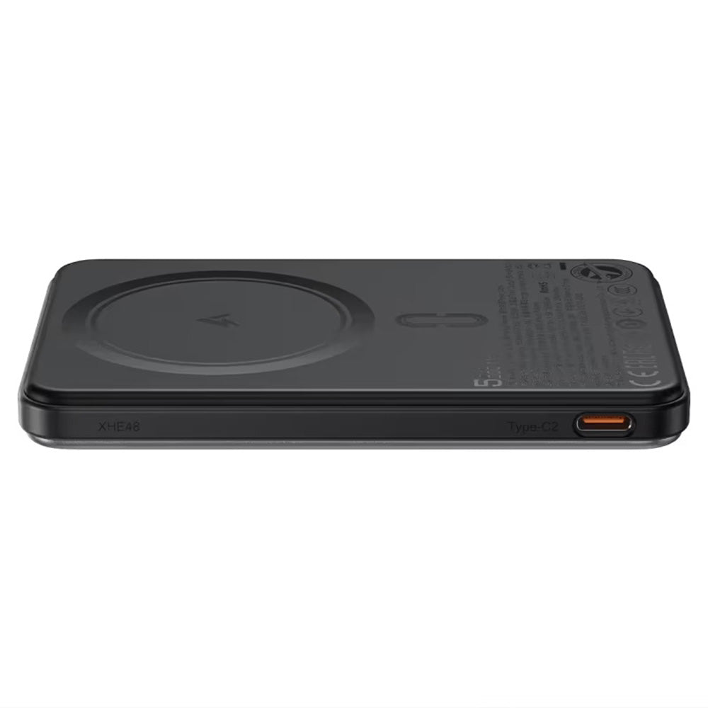 Zewnętrzna bateria bezprzewodowa Acefast M30, 5000mAh, 20W, PD + FQI, 1 x QI - 2 x USB-C, Czarna