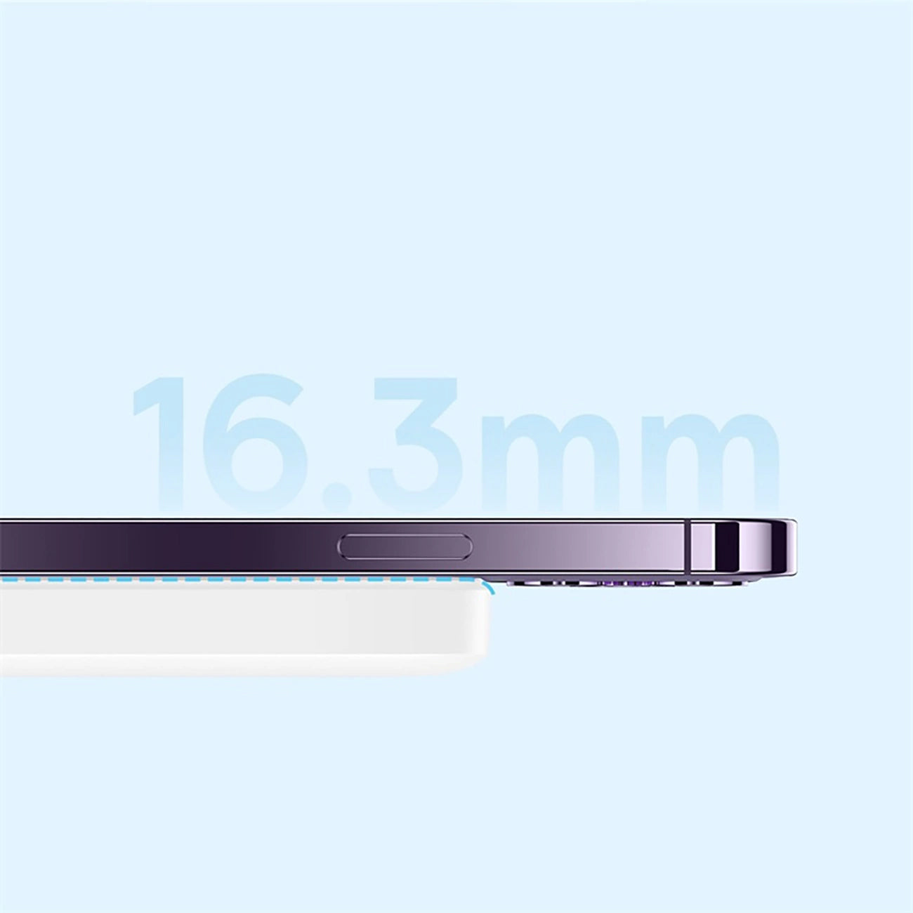 Zewnętrzna bateria bezprzewodowa Baseus Magnetic Mini, 6000mAh, 20W, PD + FQI, 1 x QI - 1 x USB-C, Biała P10059002223-00