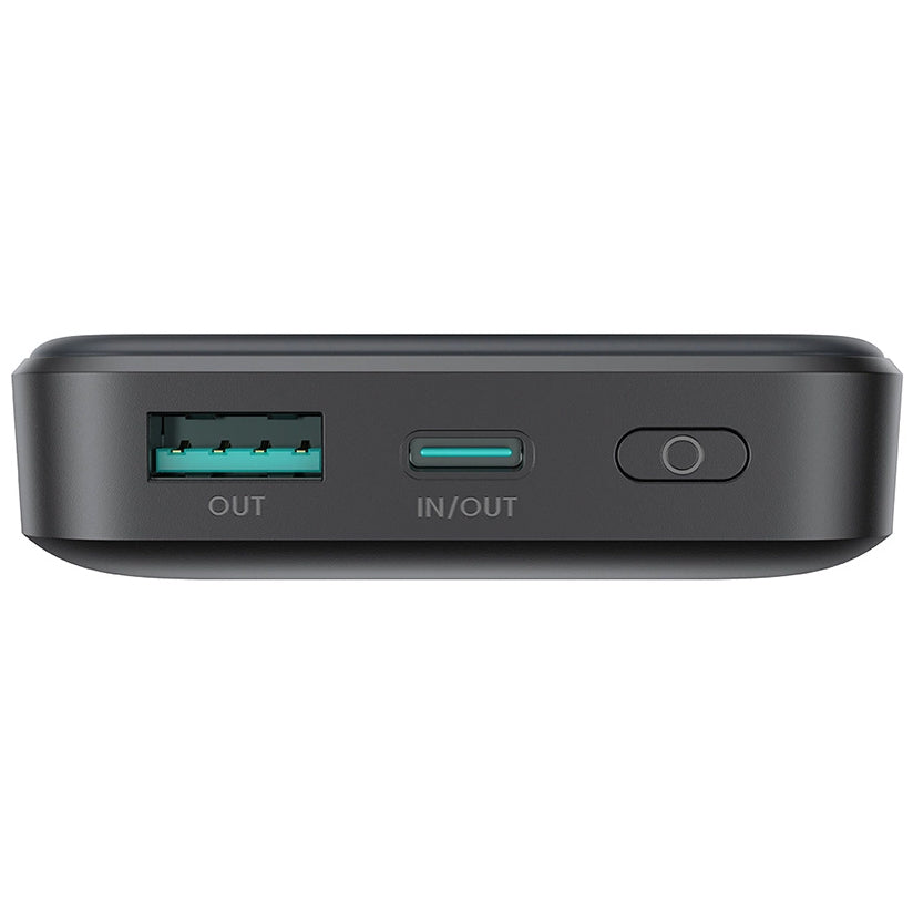 Zewnętrzna bateria bezprzewodowa Joyroom JR-W020, 10000mAh, 20W, QC + PD + FQI, 1 x QI - 1 x USB-A - 1 x USB-C, Czarna