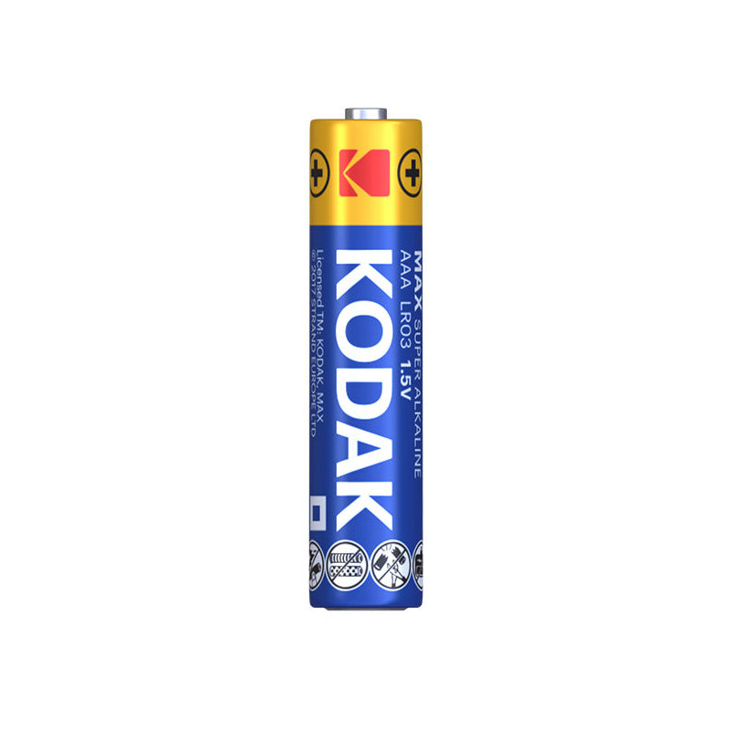 Kodak Max Super Alkaline Battery, AAA / LR3, Set of 4 pieces