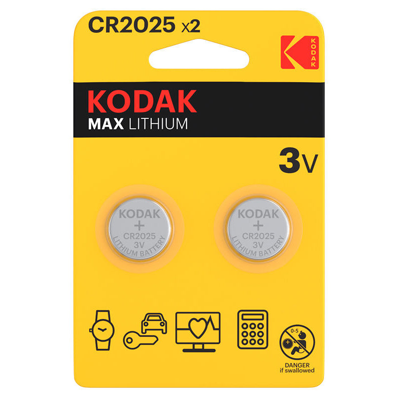 Bateria Kodak Max, CR2025, Zestaw 2 sztuki