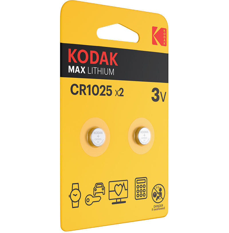 Bateria Kodak Max, CR2025, Zestaw 2 sztuki