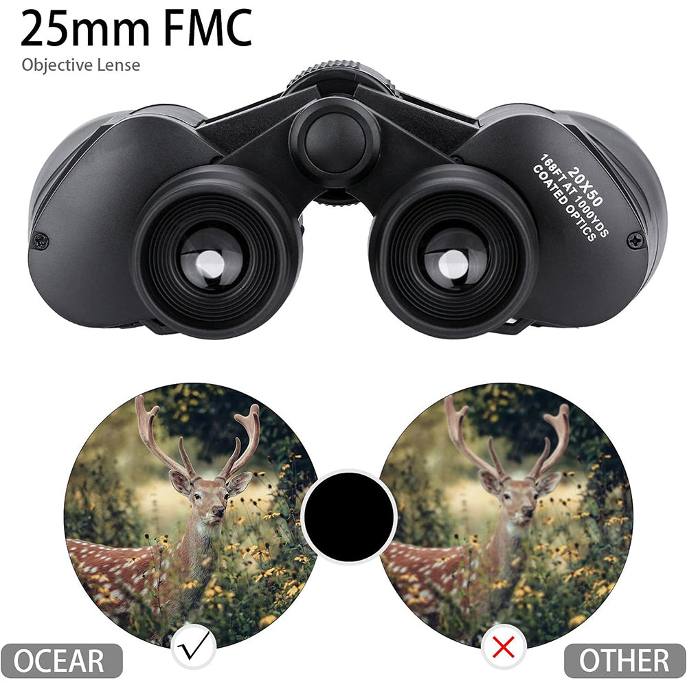 Lornetka Techsuit BN3, 20x, 50mm, Czarny