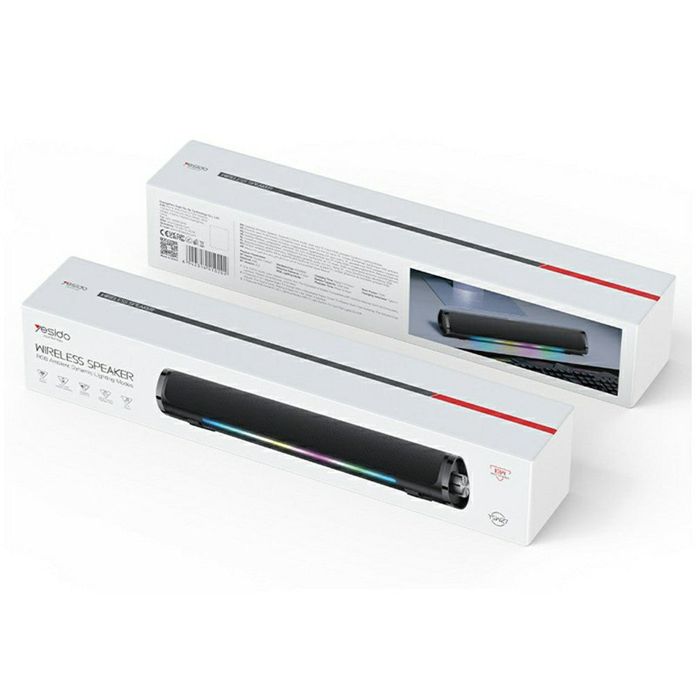 Głośnik Bluetooth Yesido YSW27, 10W, RGB, Czarny