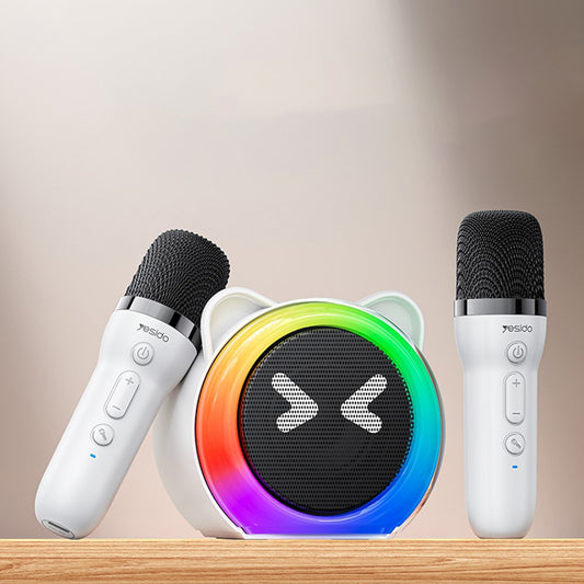 Głośnik Bluetooth Yesido YSW36 Kids, 5W, Karaoke, Biały