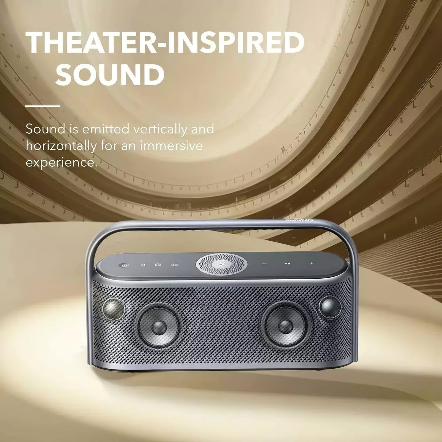 Przenośny głośnik Bluetooth Anker SoundCore Motion X600, 50W, wodoodporny, czarny A3130011