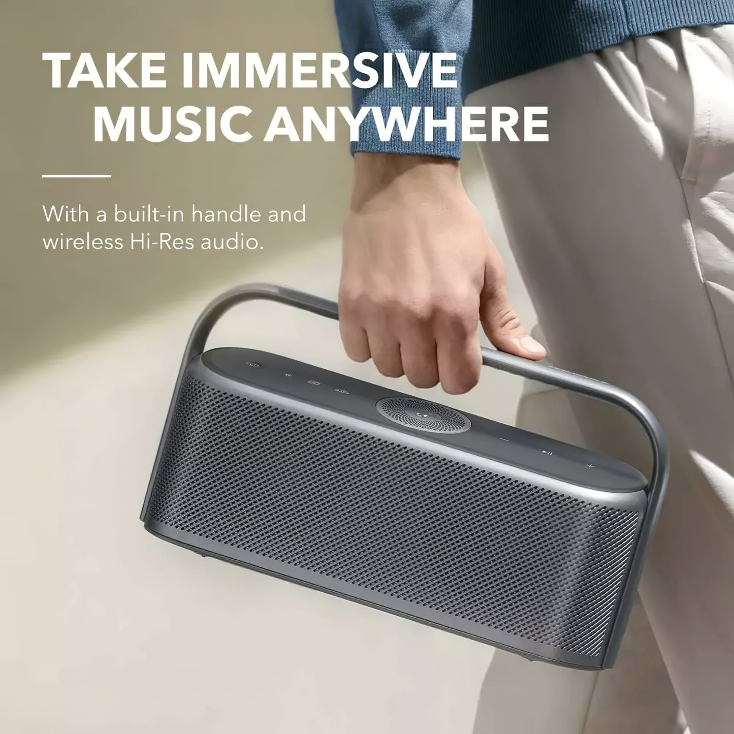 Przenośny głośnik Bluetooth Anker SoundCore Motion X600, 50W, wodoodporny, czarny A3130011