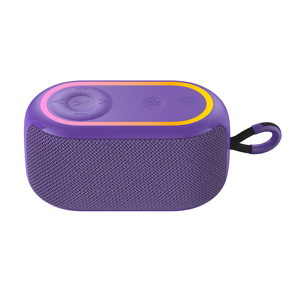Przenośny głośnik Bluetooth HAVIT SK809BT, 7W, RGB, Wodoodporny, Fioletowy