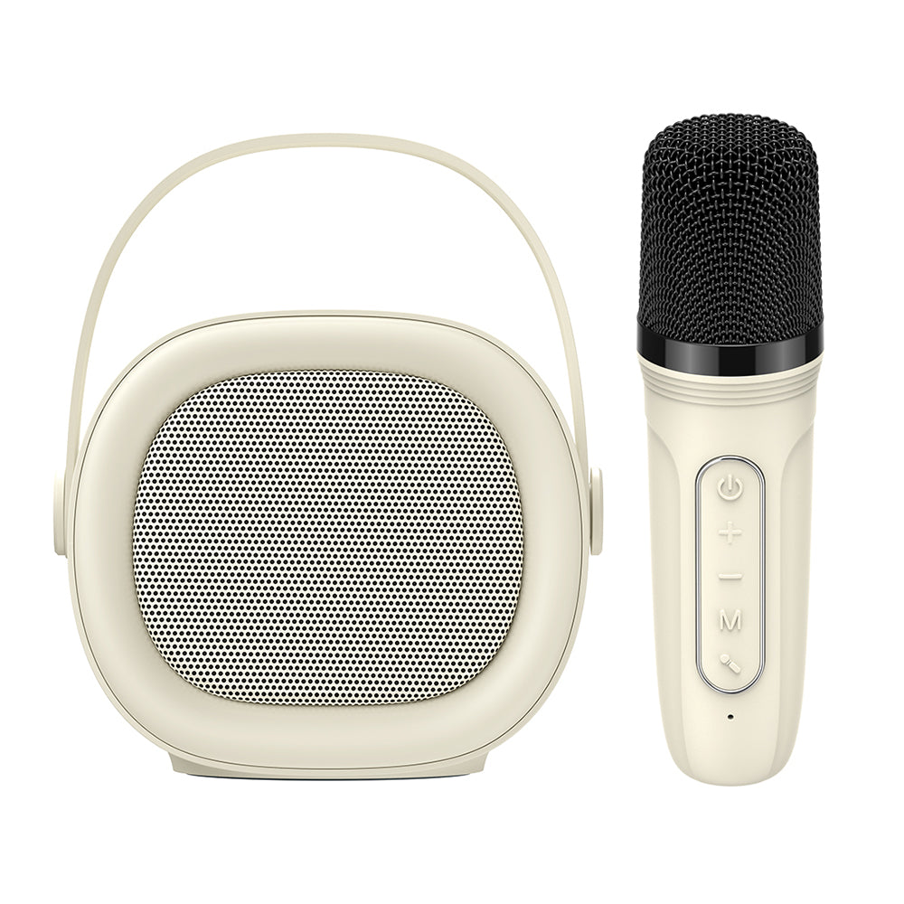 Przenośny Głośnik Bluetooth HAVIT SK819BT Karaoke, 5W, Beżowy