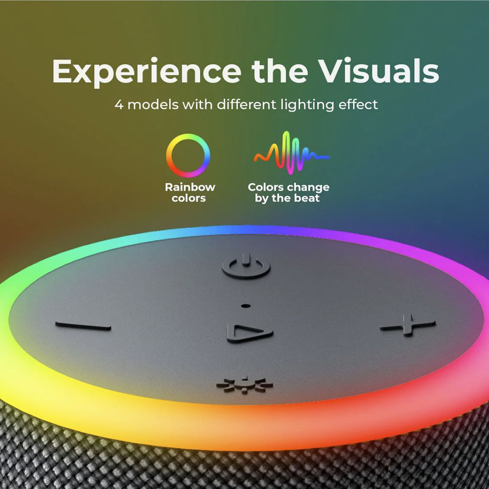 Przenośny głośnik Bluetooth HAVIT SK833BT, 2 x 10W, RGB, Wodoodporny, Czarny
