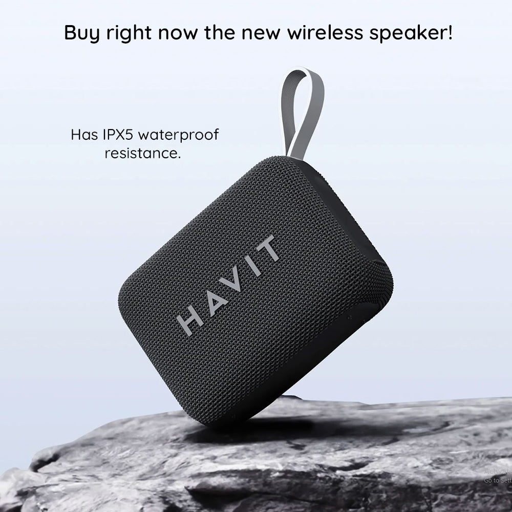 Przenośny głośnik Bluetooth HAVIT SK874BT, 8W, Wodoodporny, Czarny