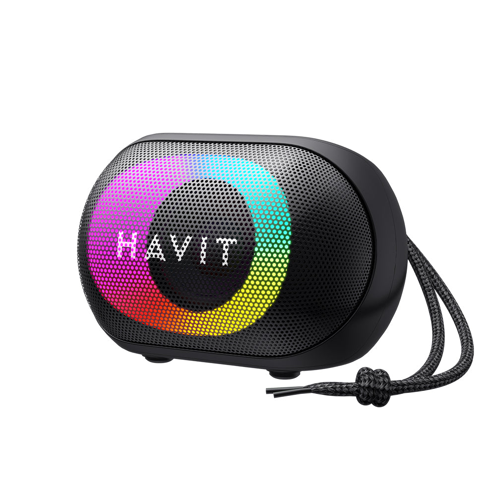 Przenośny Głośnik Bluetooth HAVIT SK885BT, 8W, RGB, Wodoodporny, Czarny