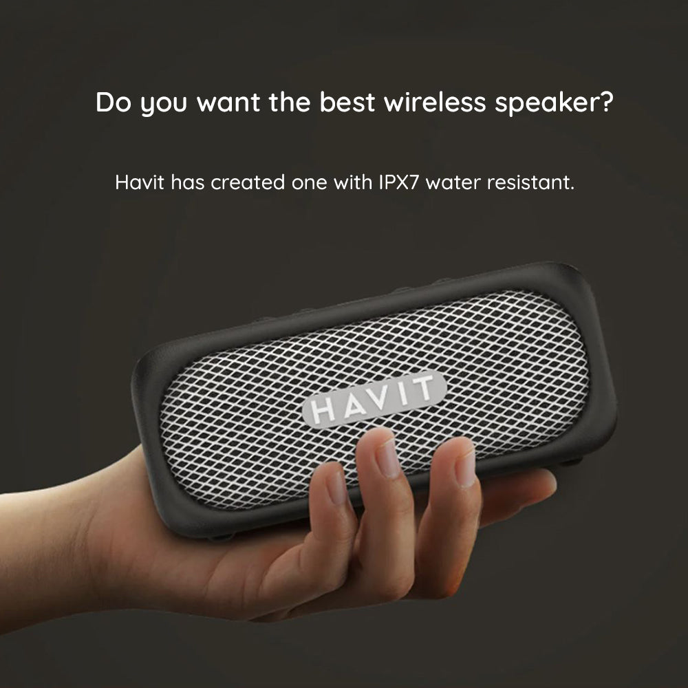 Głośnik Bluetooth HAVIT SK905BT, 20W, Wodoodporny, Beżowy