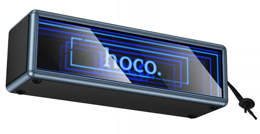 Przenośny głośnik Bluetooth HOCO HC40, 2 x 10W, TWS, RGB, Czarny