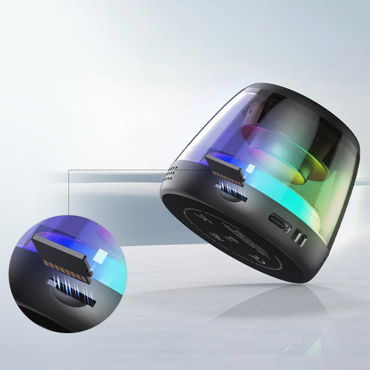 Przenośny głośnik Bluetooth Monster Mag Flux, 5W, TWS, RGB, Czarny