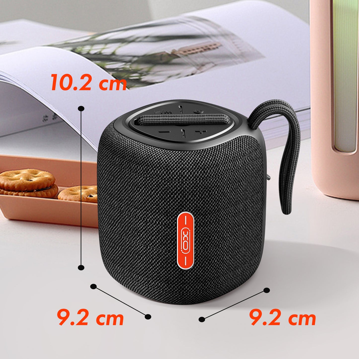XO Design F38 Portable Bluetooth Speaker, 5W, Black
