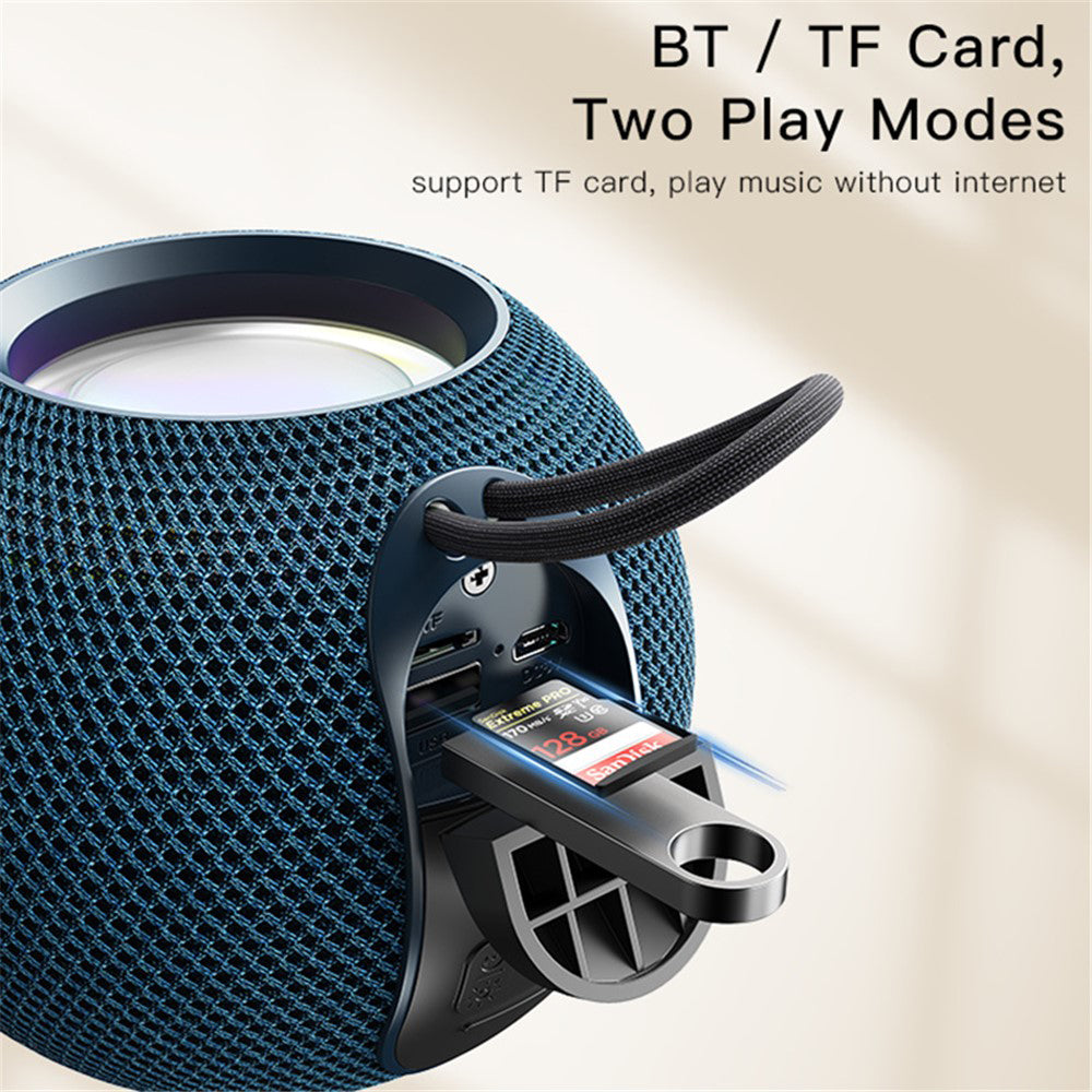 Przenośny Głośnik Bluetooth Yesido YSW13, 5W, RGB, Niebieski