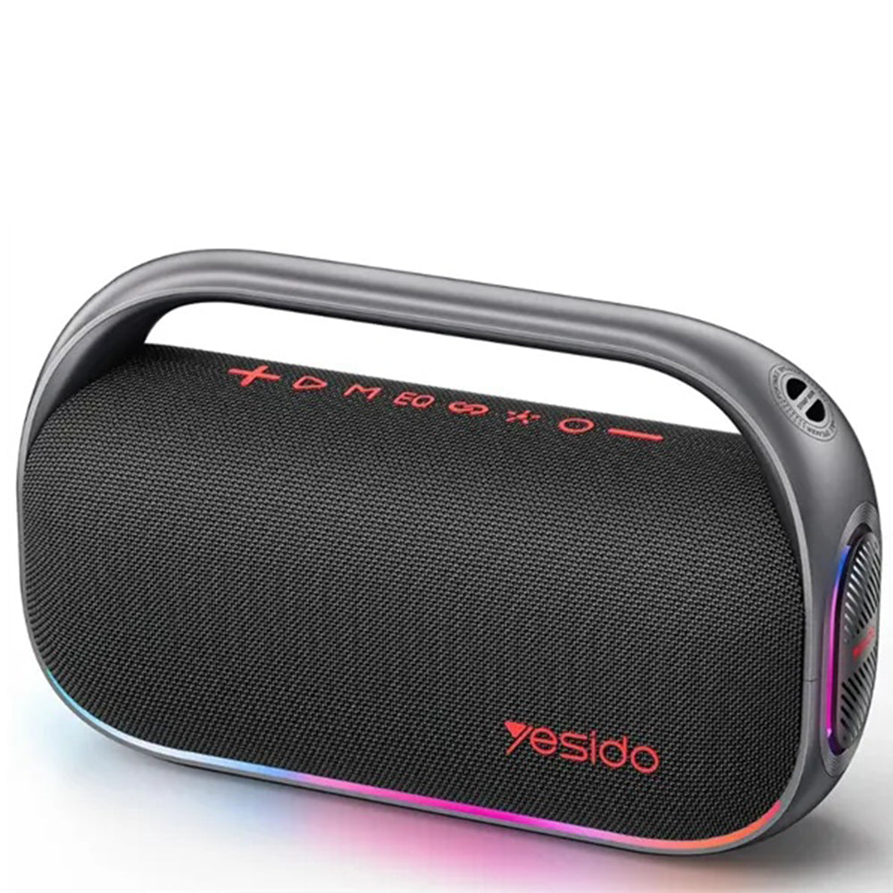 Przenośny Głośnik Bluetooth Yesido YSW31, 80W, RGB, Czarny