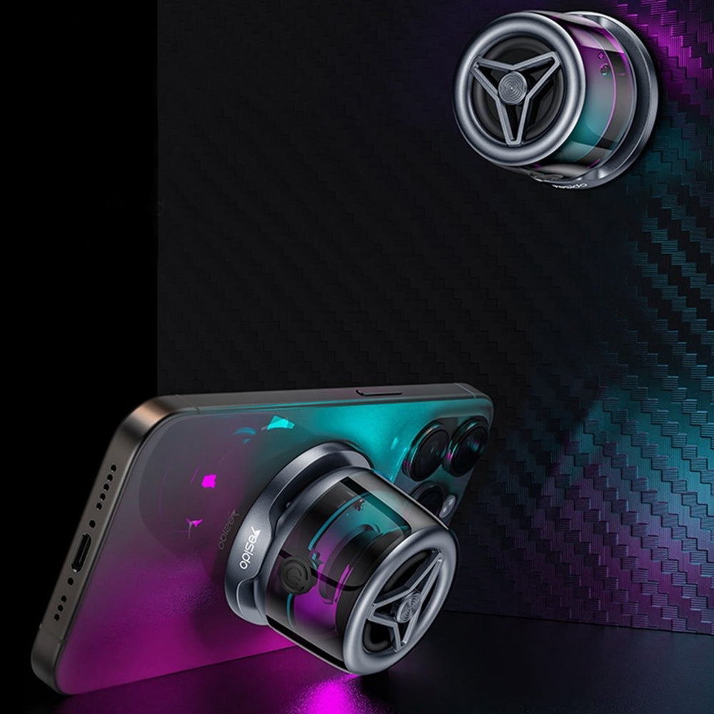 Przenośny głośnik Bluetooth Yesido YSW32, 3W, RGB, Czarny