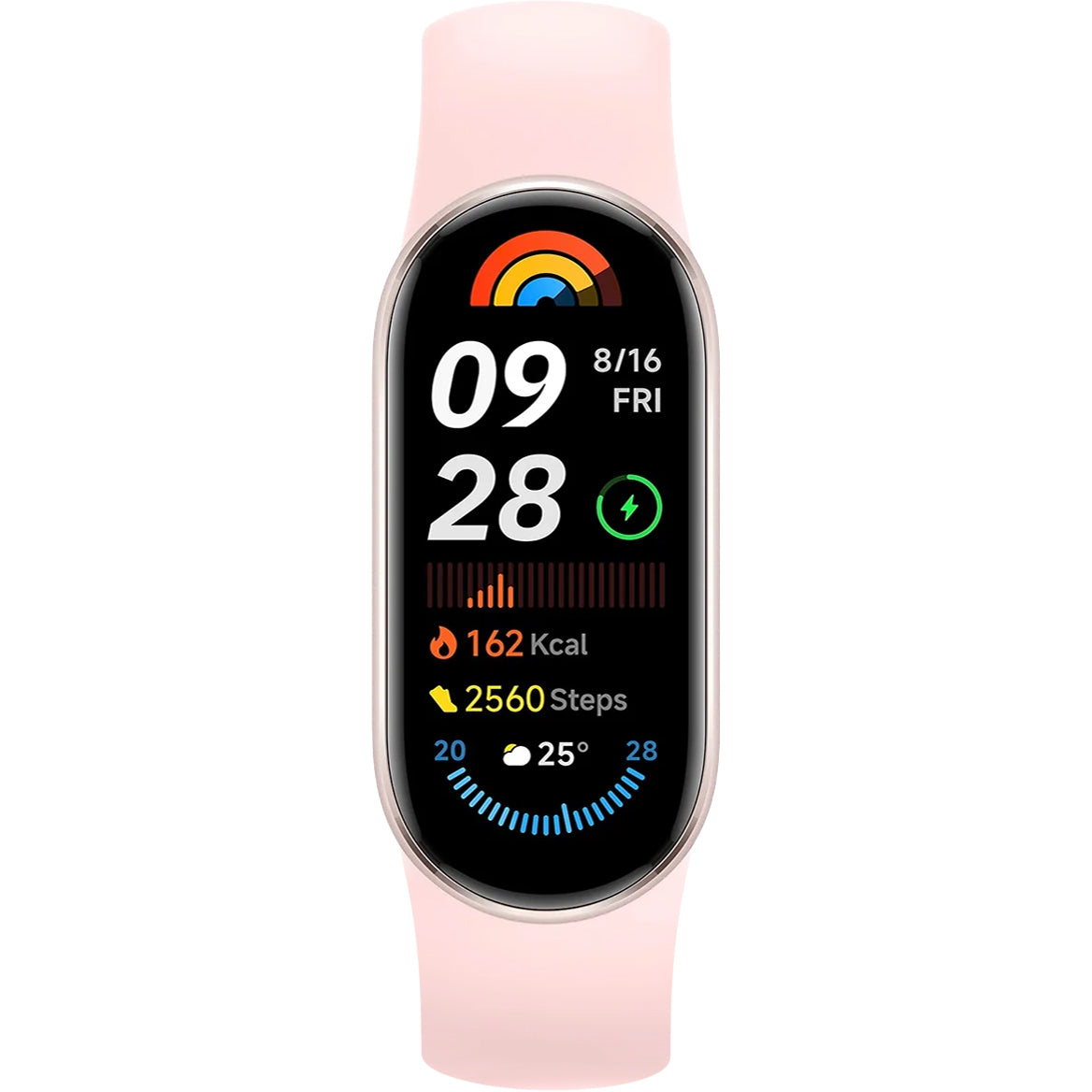 Opaska fitness Xiaomi Mi Smart Band 9, Różowa BHR8345GL