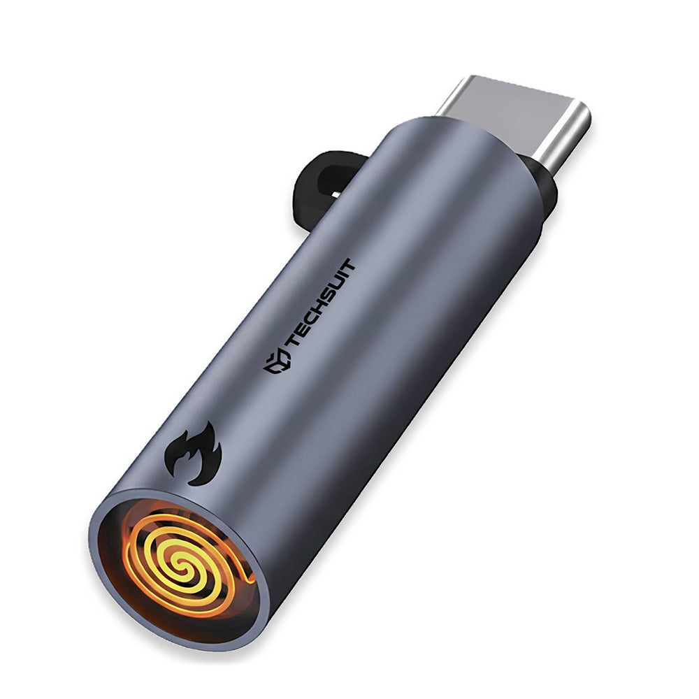 Zapalniczka Elektryczna Techsuit SmokeX ML1, USB-C, Szara