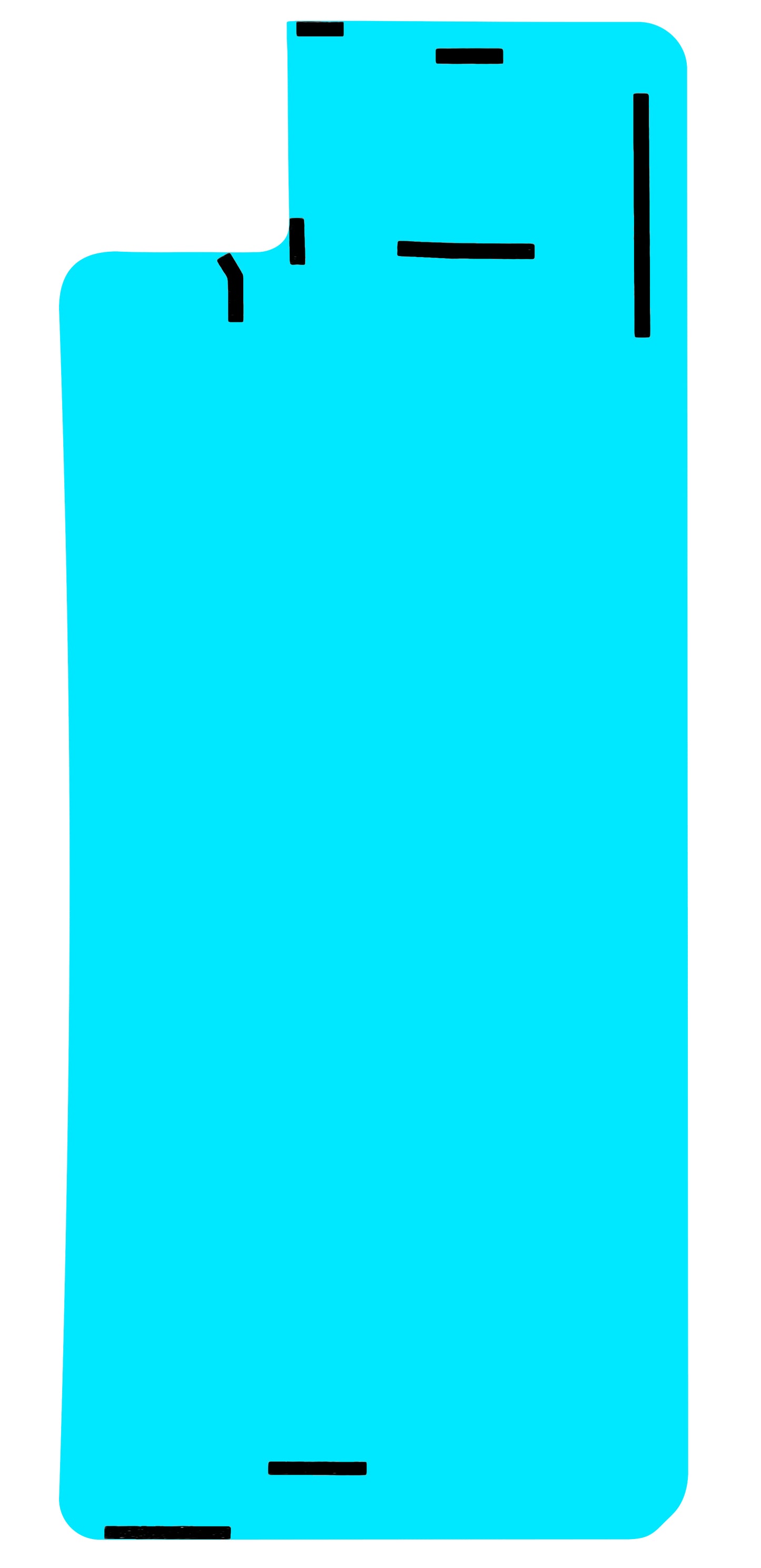 Gąbka Wibracyjna Honor X7d 5G / 400 Smart 5G, Service Pack 9707ACBD