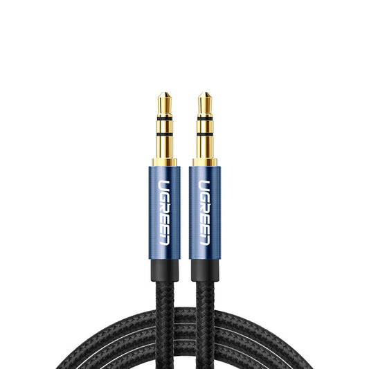 Kabel audio 3,5 mm - 3,5 mm UGREEN AV112, 1,5 m, niebieski