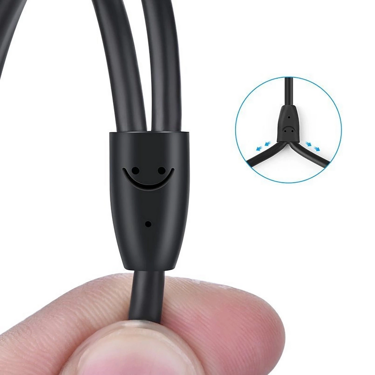 Kabel Audio 3.5mm - 2 x RCA UGREEN AV116, 1m, Czarny