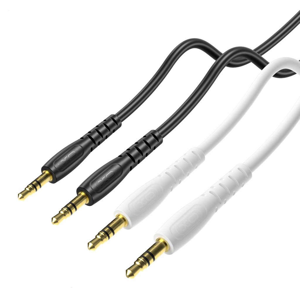 Kabel Audio 3.5mm - 3.5mm XO Design NB-R270, 1m, Biały