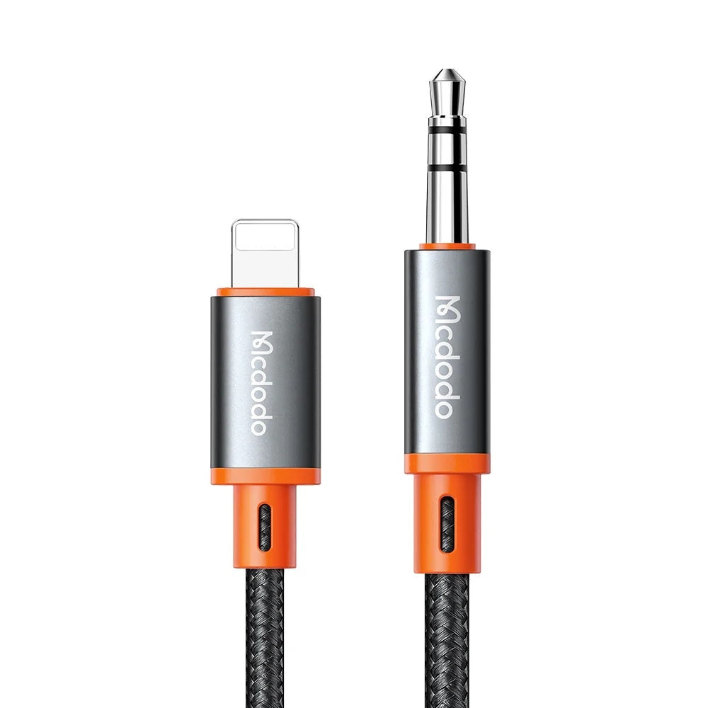 Kabel Audio Lightning - 3.5mm McDodo CA-0780 Castle, 1.2m, Czarny