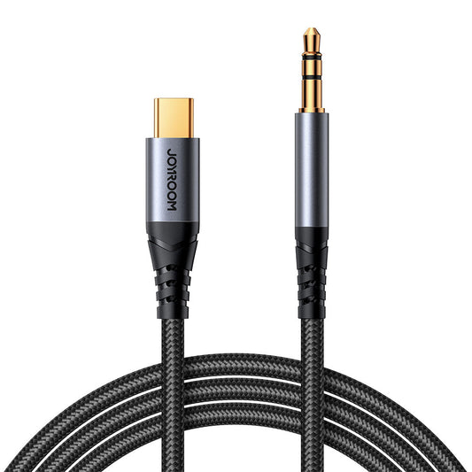 Kabel Audio USB-C - 3.5mm Joyroom SY-A07, 1.2m, Czarny
