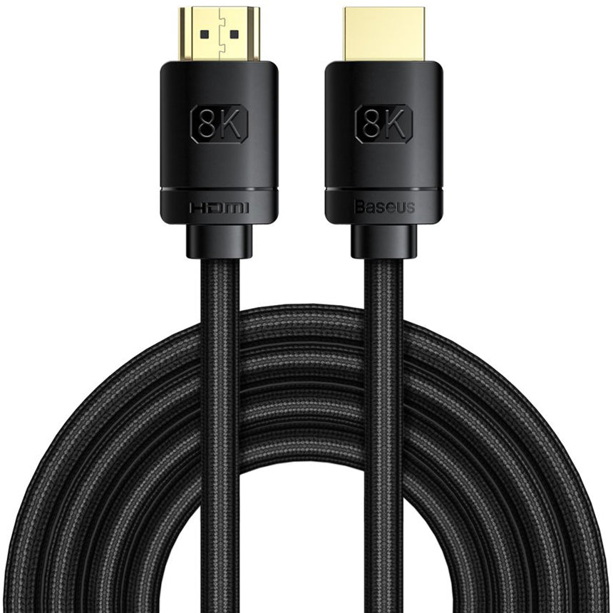 Kabel wideo Baseus High Definition Series, HDMI - HDMI, 8K, 3m, Czarny CAKGQ-L01