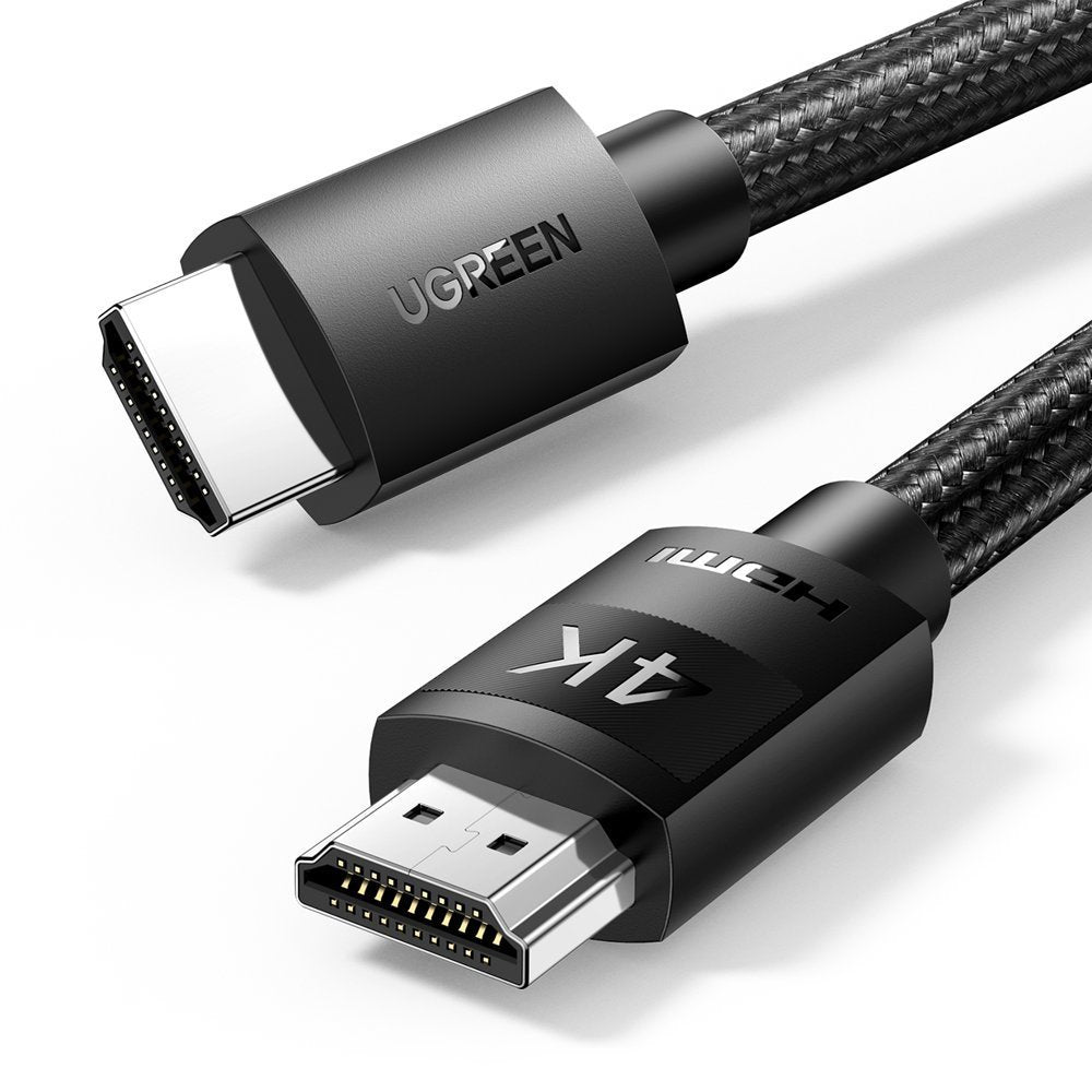Kabel wideo UGREEN HD119, HDMI - HDMI, 4K, 1m, czarny