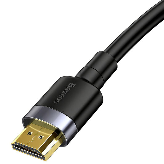 Kabel wideo Baseus, HDMI - HDMI, 4K, 1m, czarny CADKLF-E01
