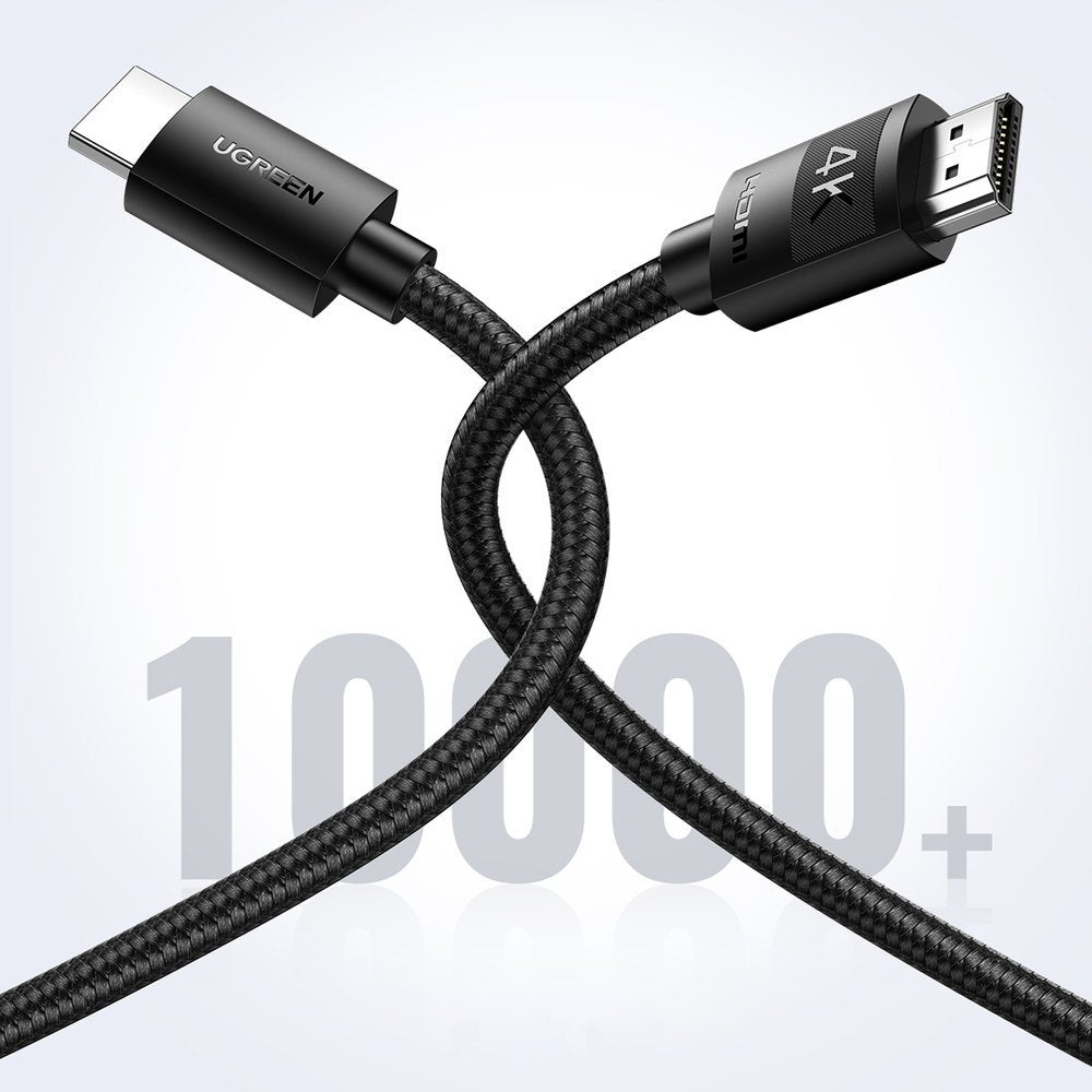 Kabel wideo UGREEN HD119, HDMI - HDMI, 4K, 1m, czarny