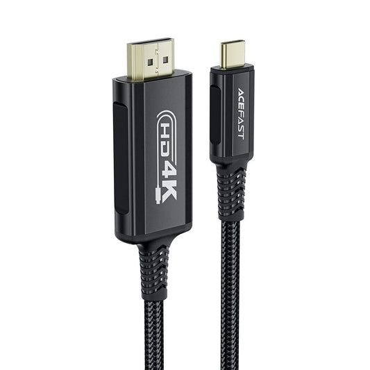 Kabel Audio i Video USB-C - HDMI Acefast C1-10, 1,8m, Czarny