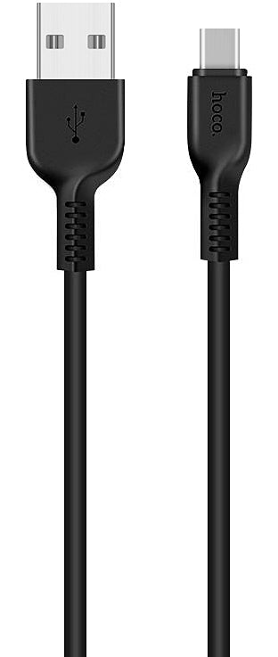 Kabel do danych i ładowania USB-A - USB-C HOCO X13 Easy, 18W, 1m, Czarny