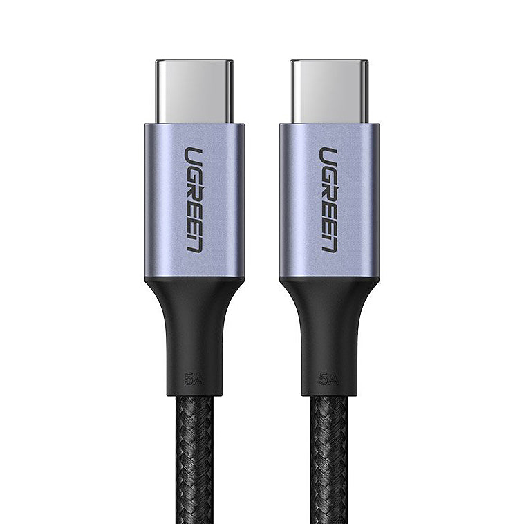 Kabel do danych i ładowania USB-C - USB-C UGREEN US316, 100W, 2m, Szary